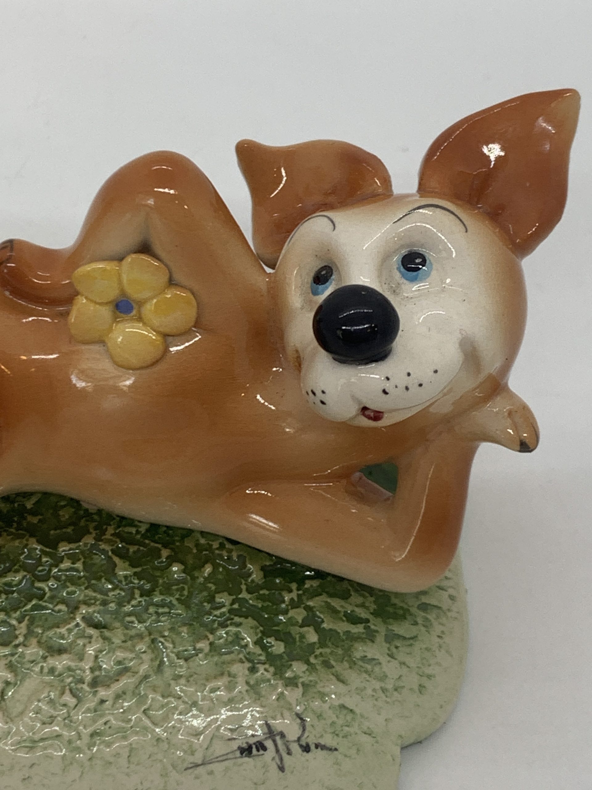 Zampiva Dog Porcelain Ornament 13cm long