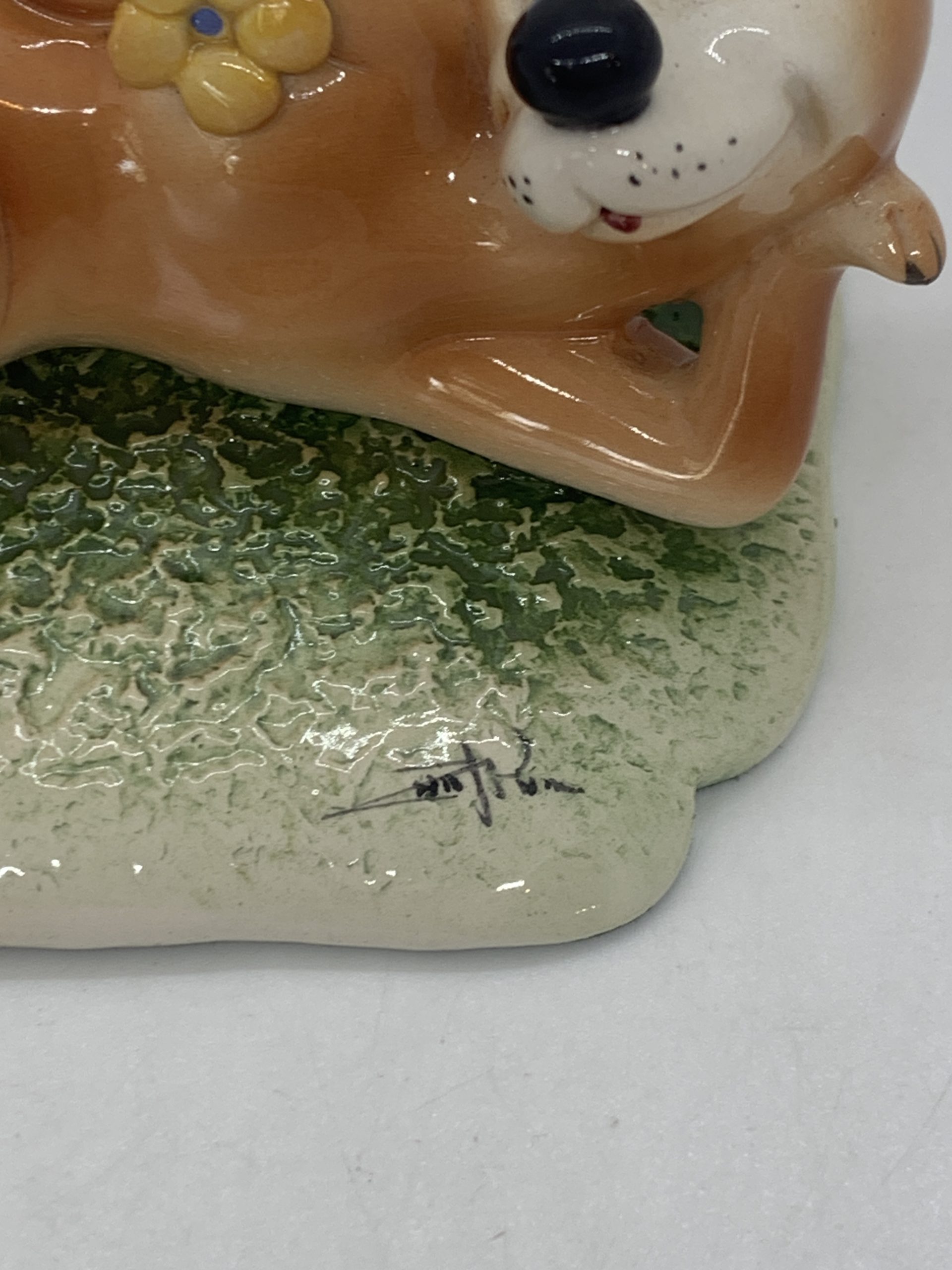 Zampiva Dog Porcelain Ornament 13cm long