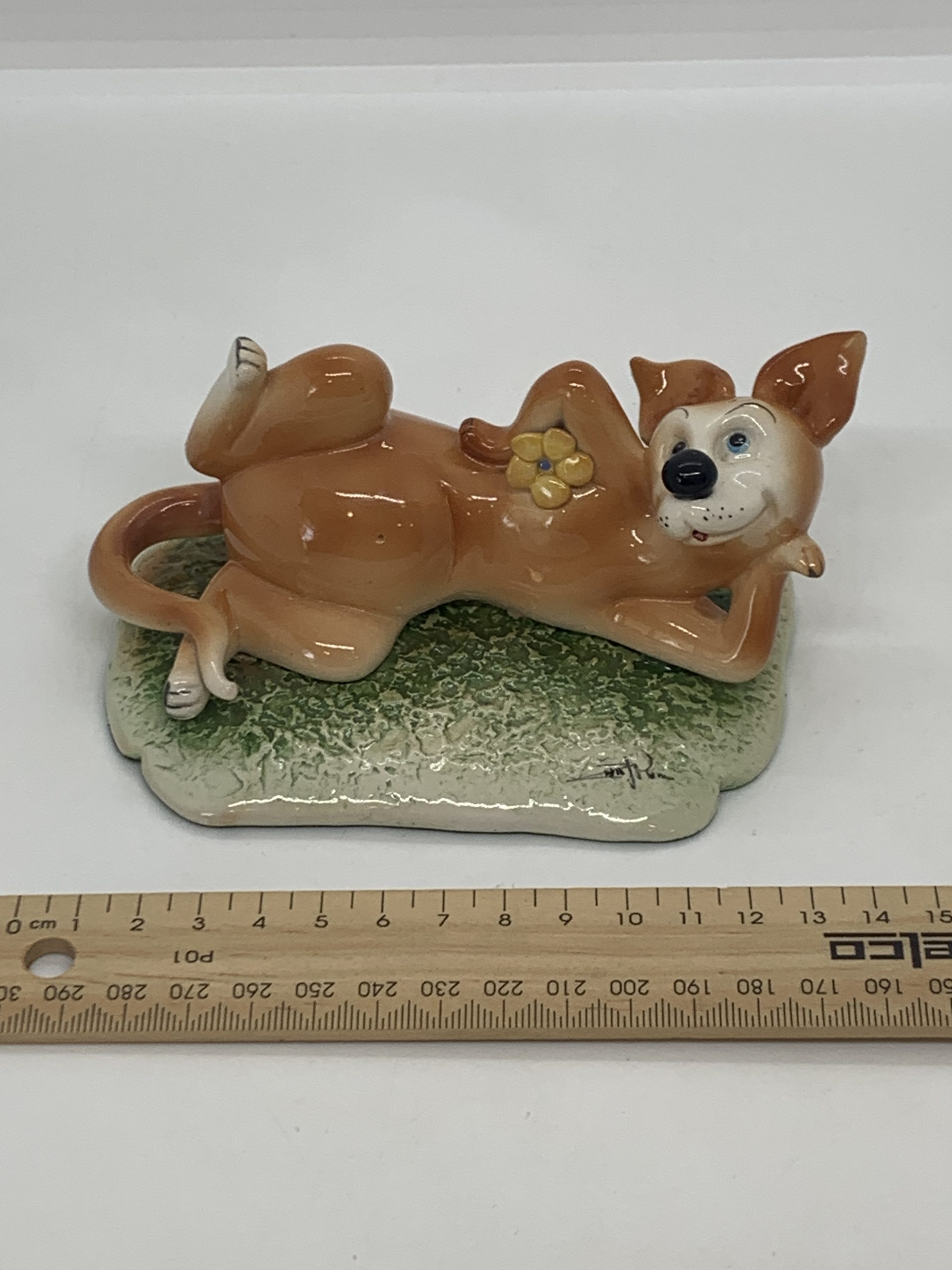 Zampiva Dog Porcelain Ornament 13cm long