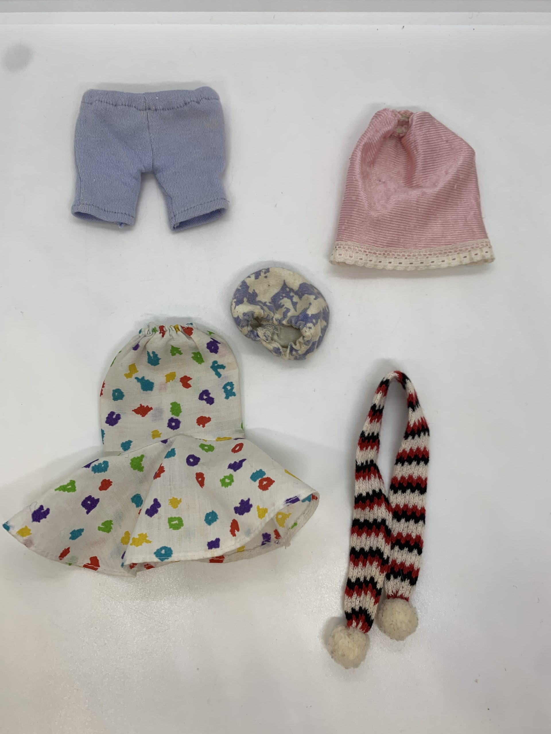 Barbie Bundle Clothes Cloth and Scarf - Vintage Keepsakes