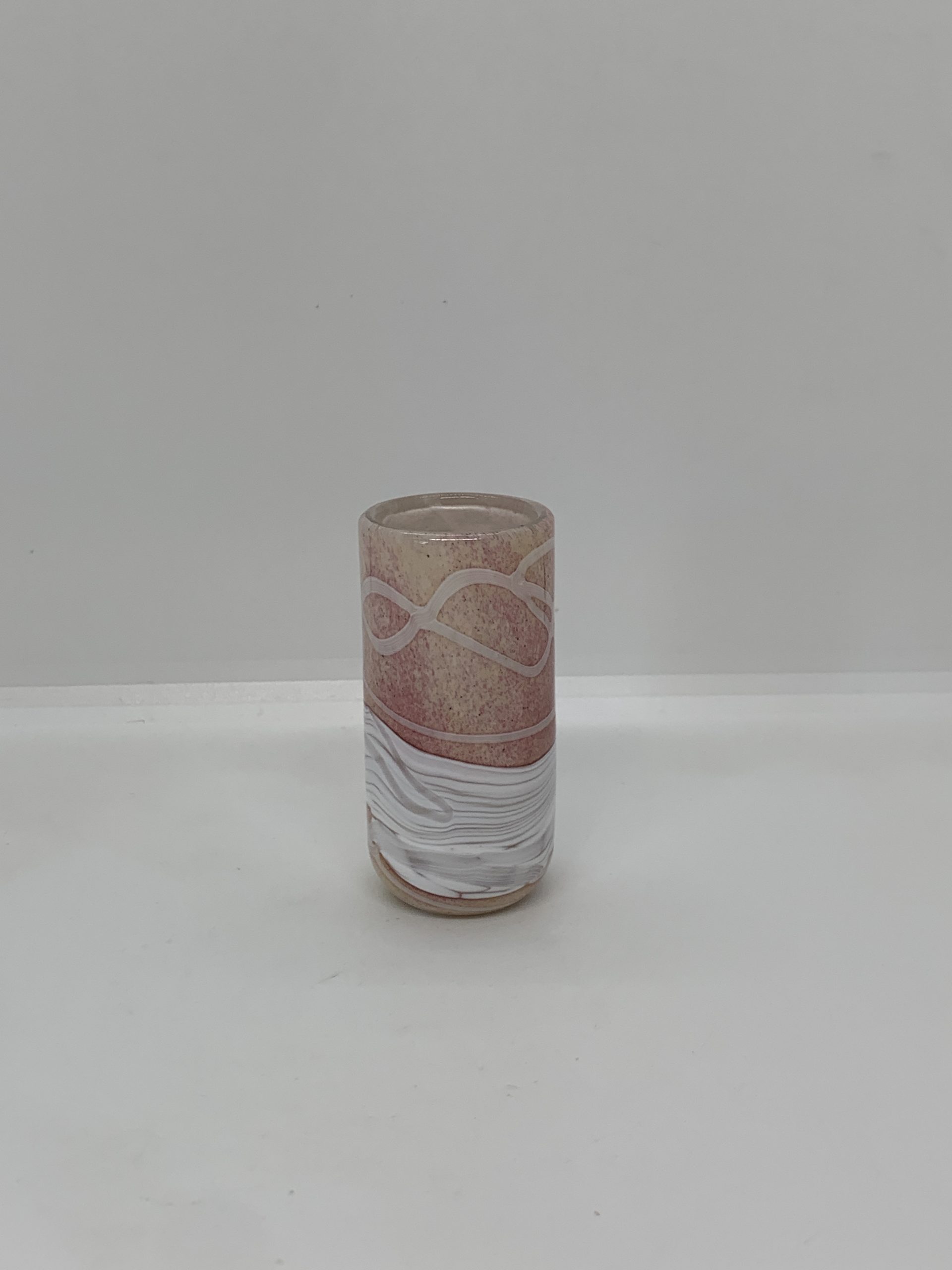 Gozo Glass Pink Apricot 8.5cm