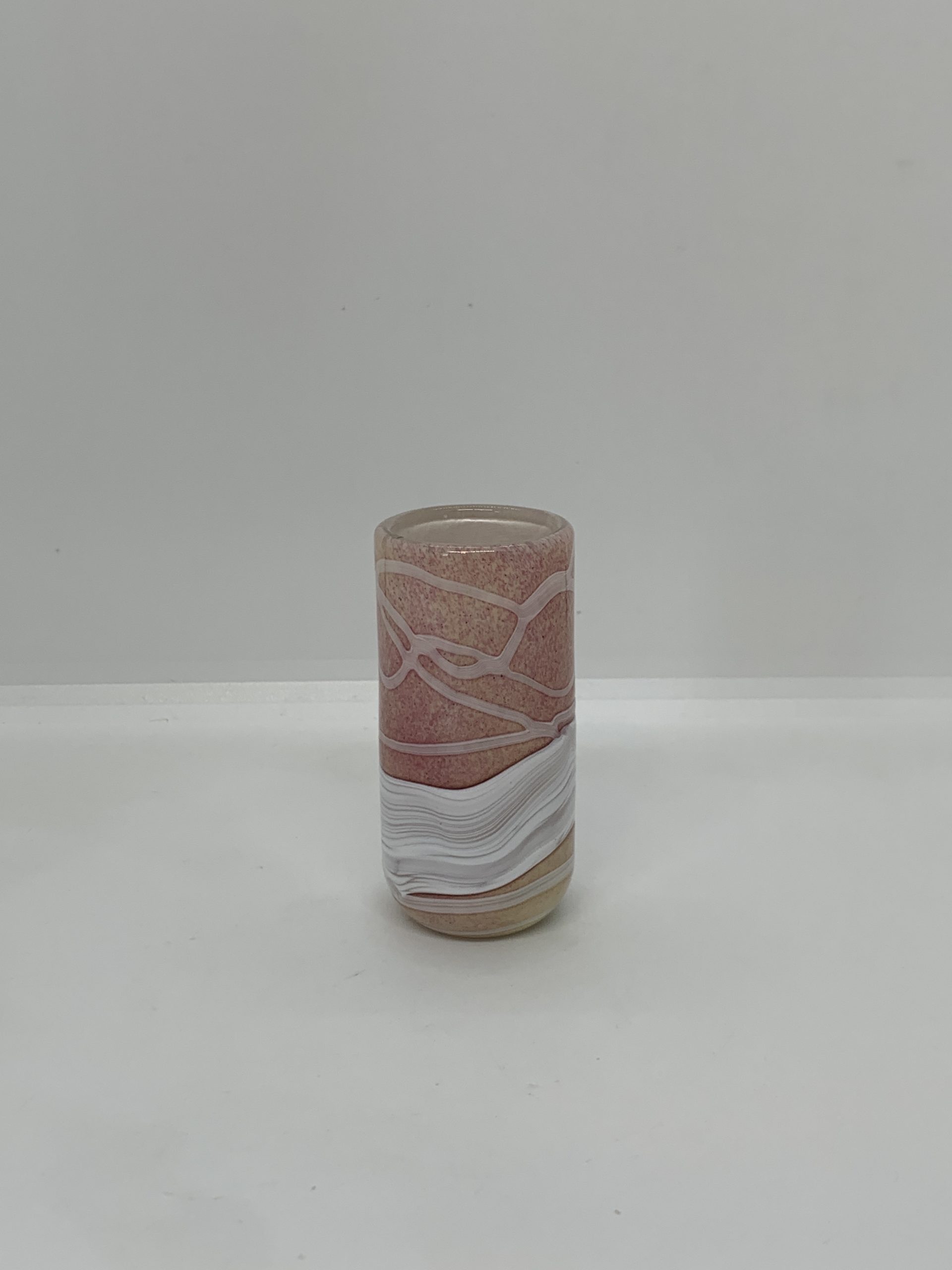Gozo Glass Pink Apricot 8.5cm