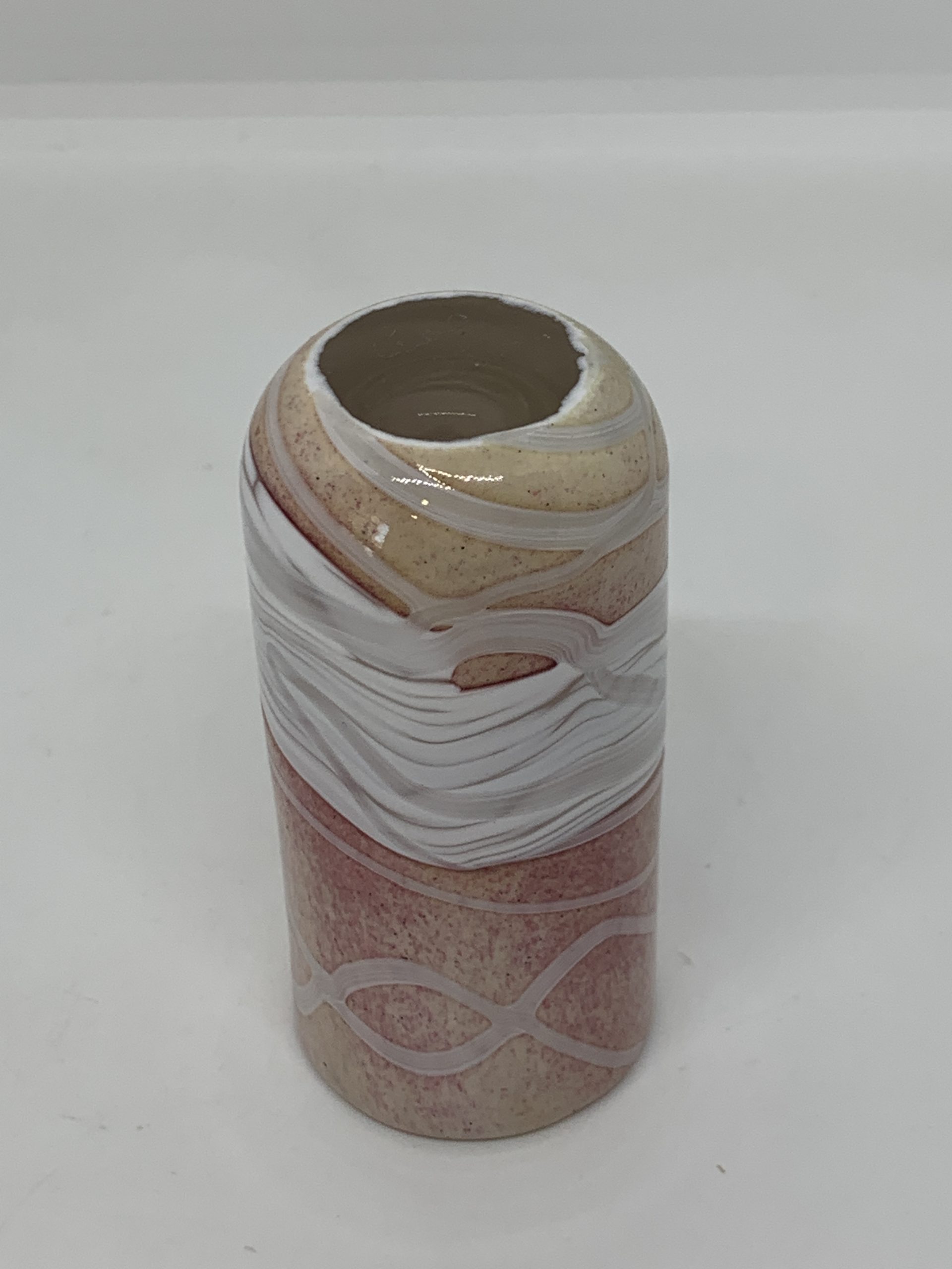 Gozo Glass Pink Apricot 8.5cm