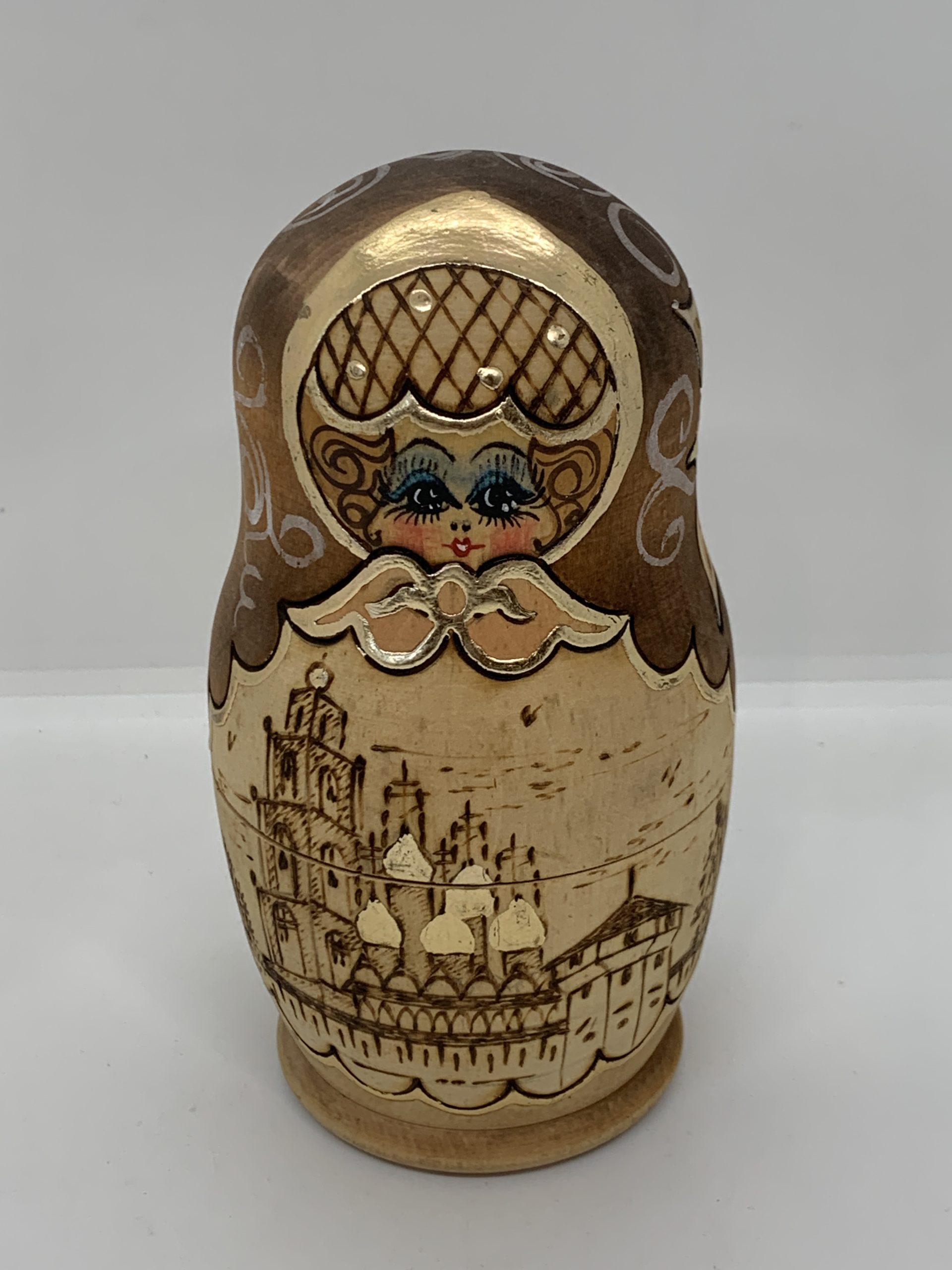 Babushka Nesting Five Dolls (signed) 16cm