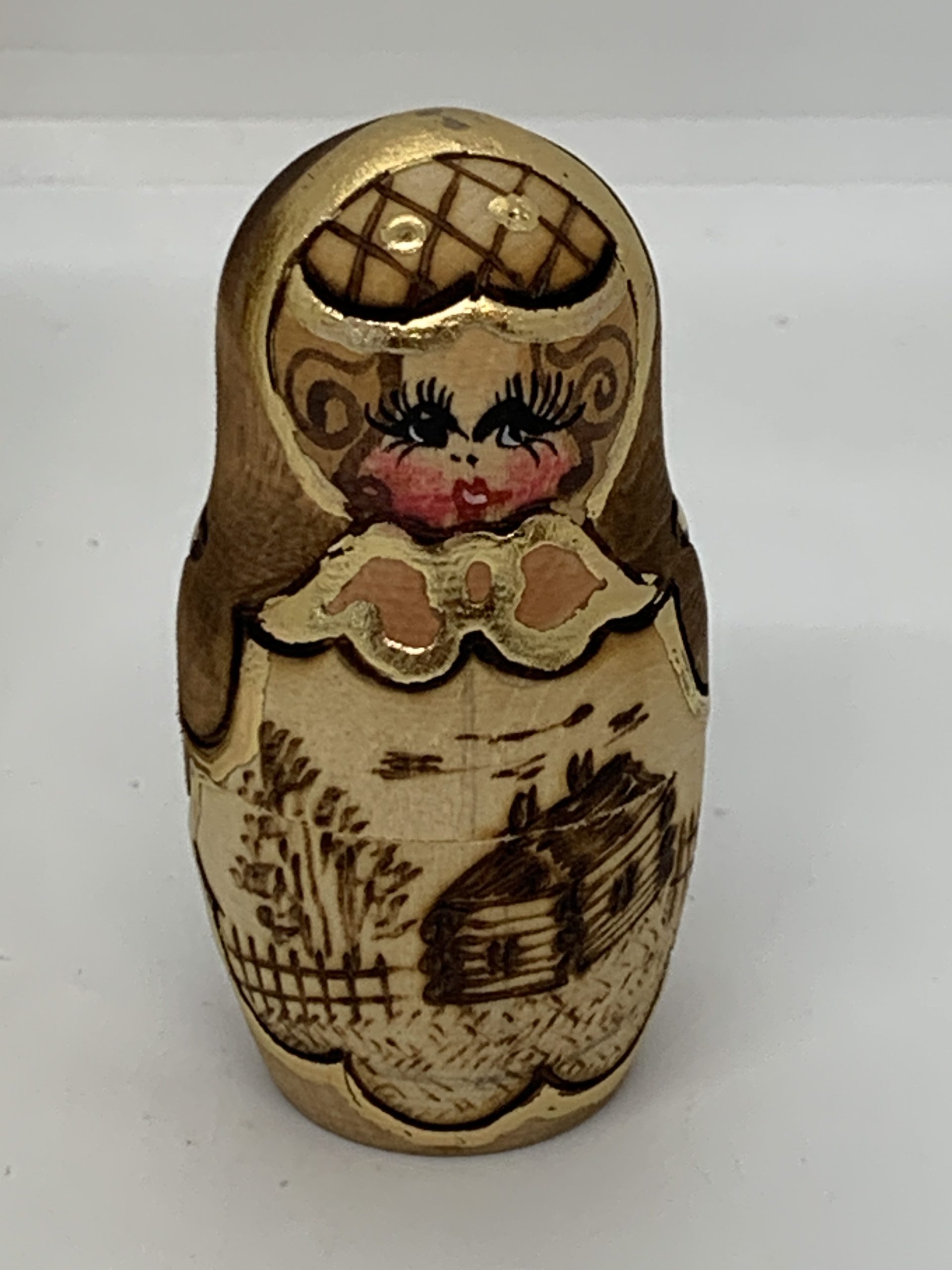 Babushka Nesting Five Dolls (signed) 16cm