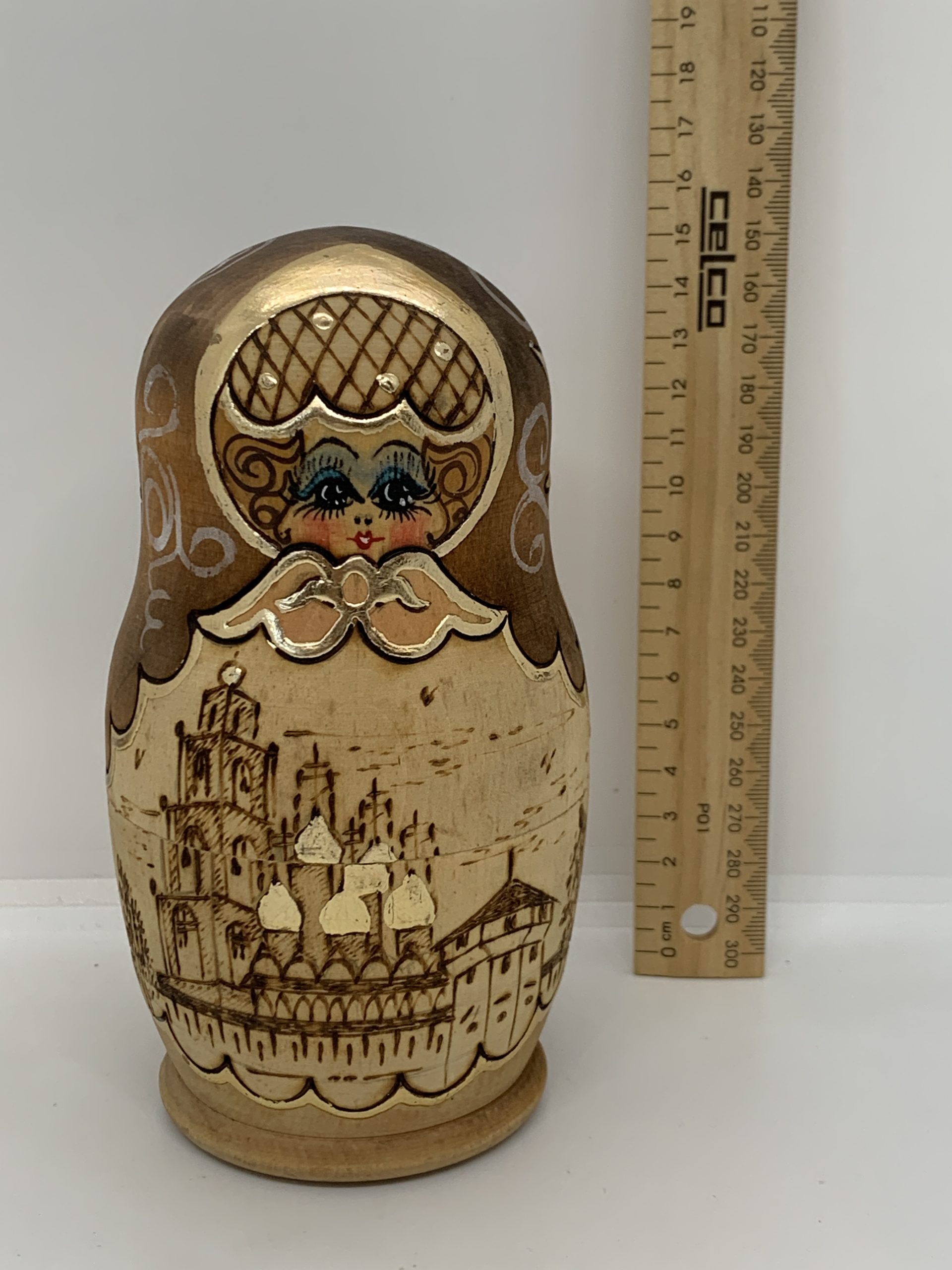 Babushka Nesting Five Dolls (signed) 16cm