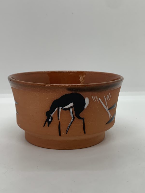 Simba Zimbabwe Pottery Bowl and Saucer Plate - Vintage Keepsakes