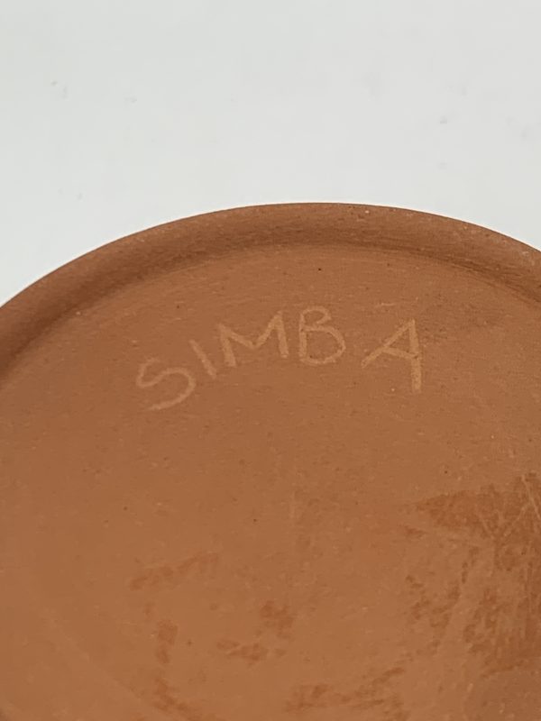 Simba Zimbabwe Pottery Bowl and Saucer Plate - Vintage Keepsakes