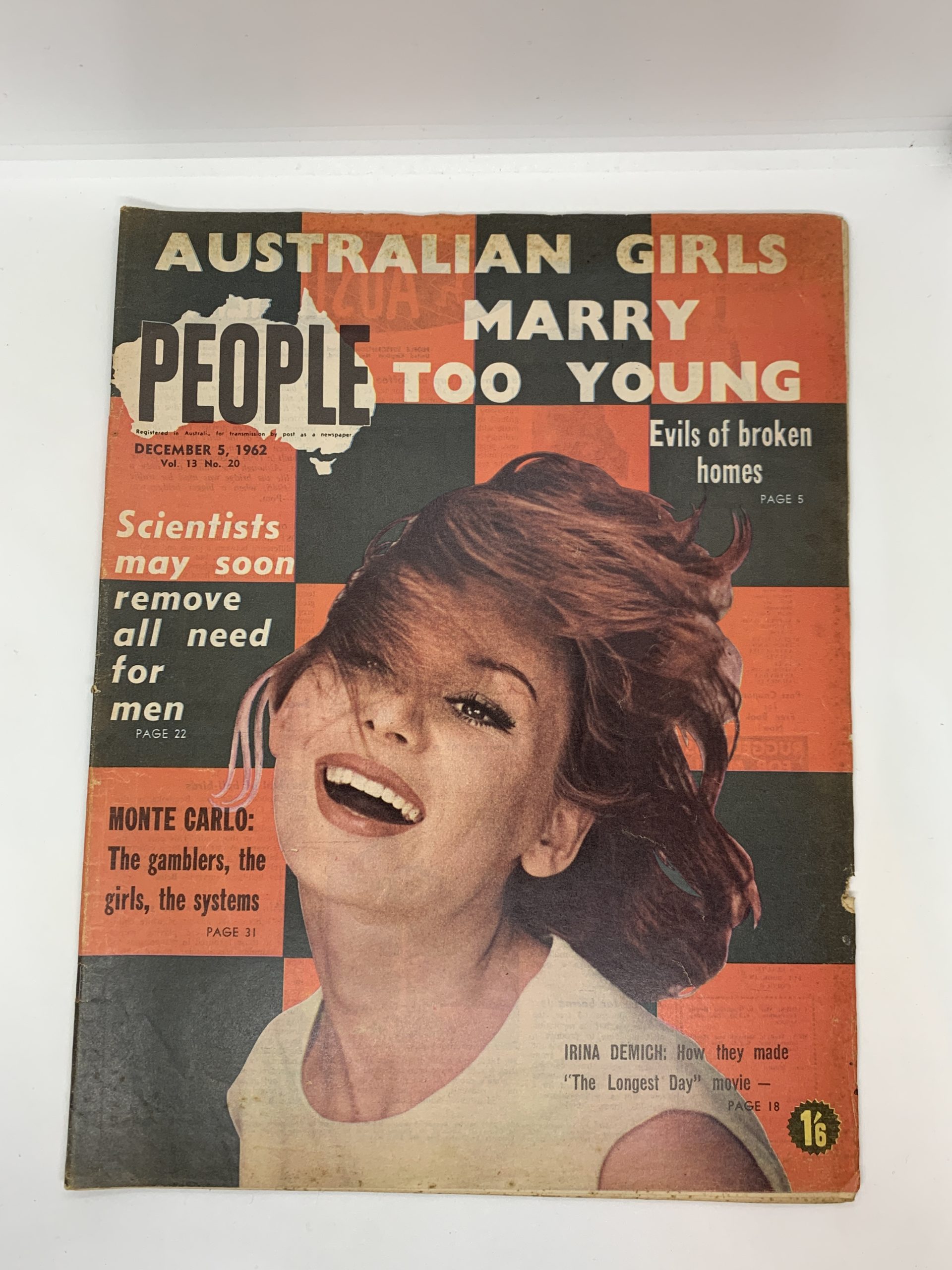 Vintage People Magazine December 5 1962