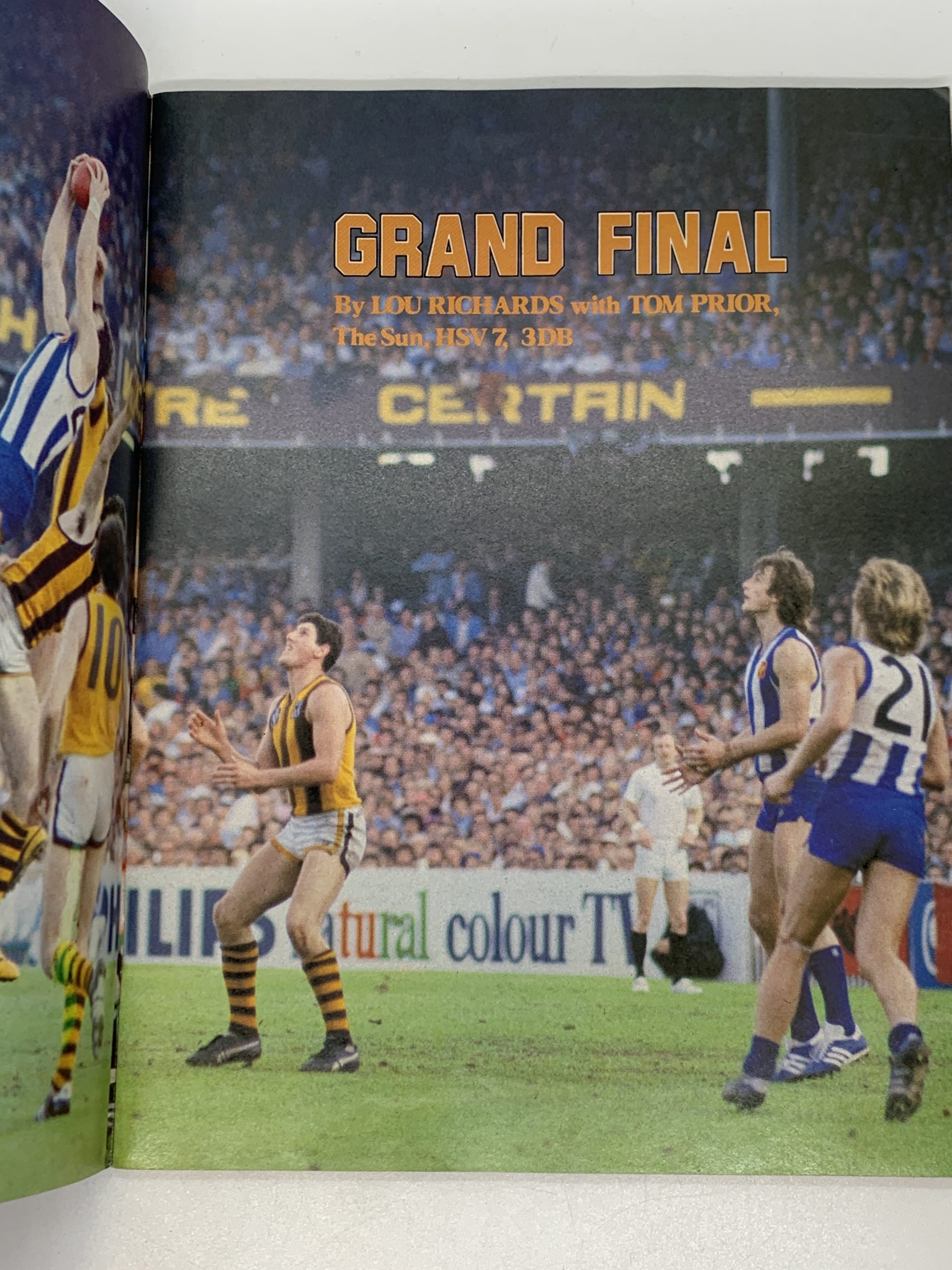 1978 VFL Finals Action Souvenir Magazine