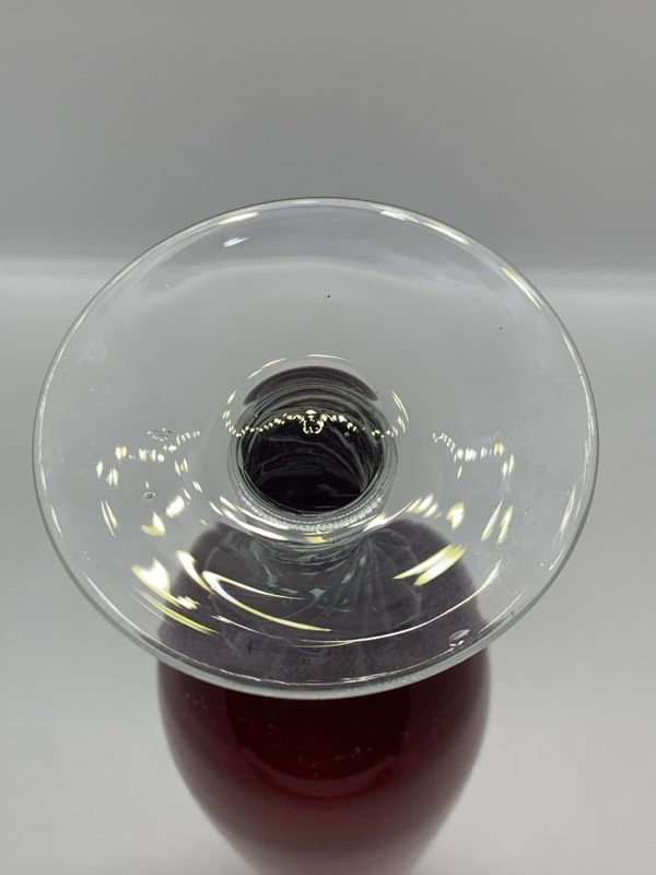 Ruby Glass Bud Vase 22.5cm
