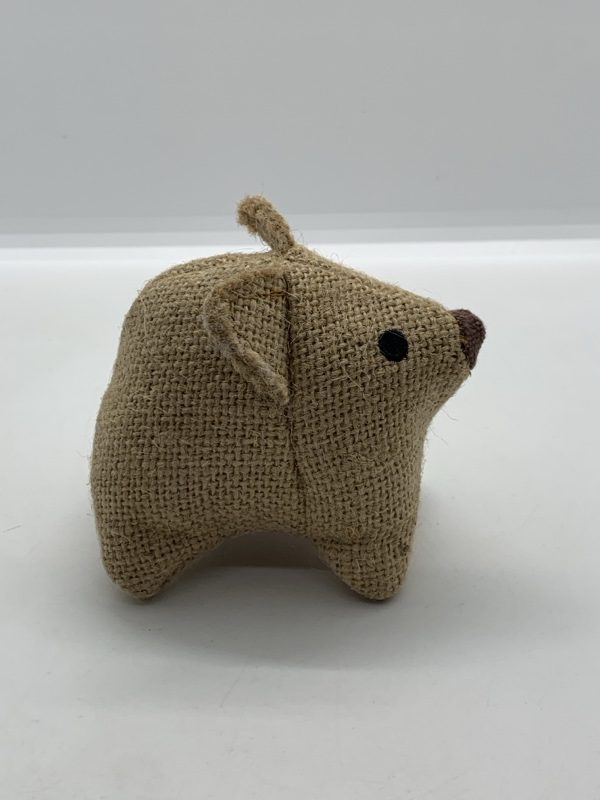 Hessian Wombat 8cm