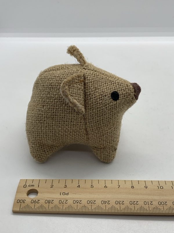 Hessian Wombat 8cm