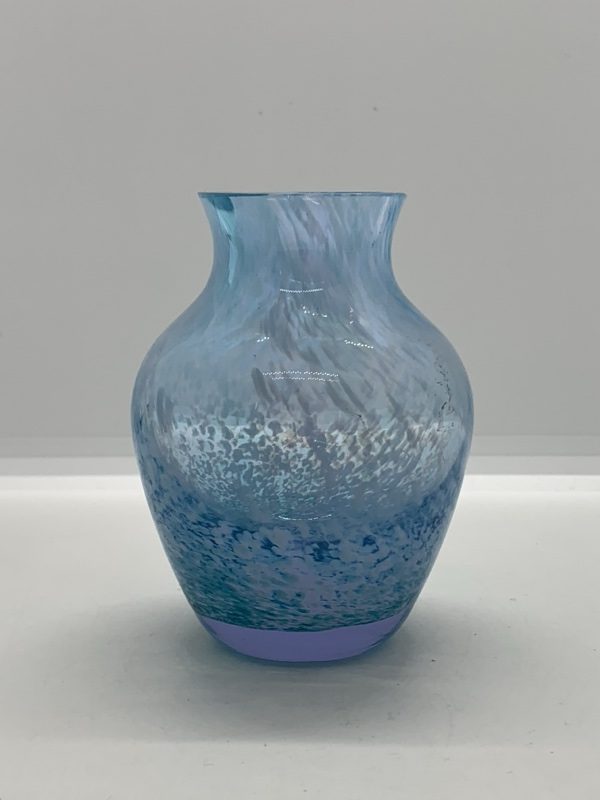 Caithness Blue Green Viola Vase 10cm