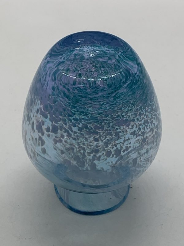 Caithness Blue Green Viola Vase 10cm