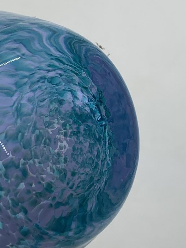 Caithness Blue Green Viola Vase 10cm