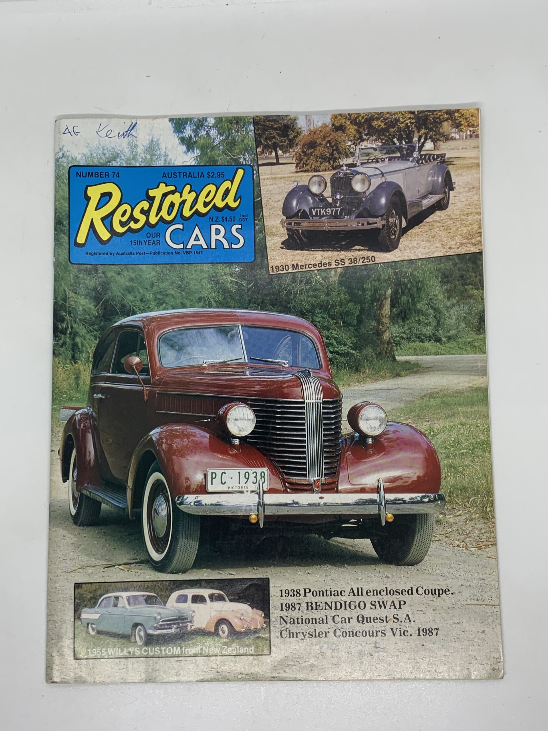 1980s Restored Cars Magazine Number 74